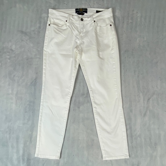 Lucky Brand Zoe Straight Crop Ankle Jeans White Size 6 / 28 Mid Rise - Picture 3 of 9